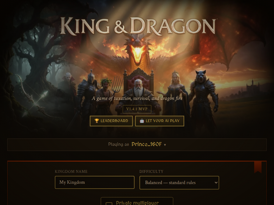 King and Dragon